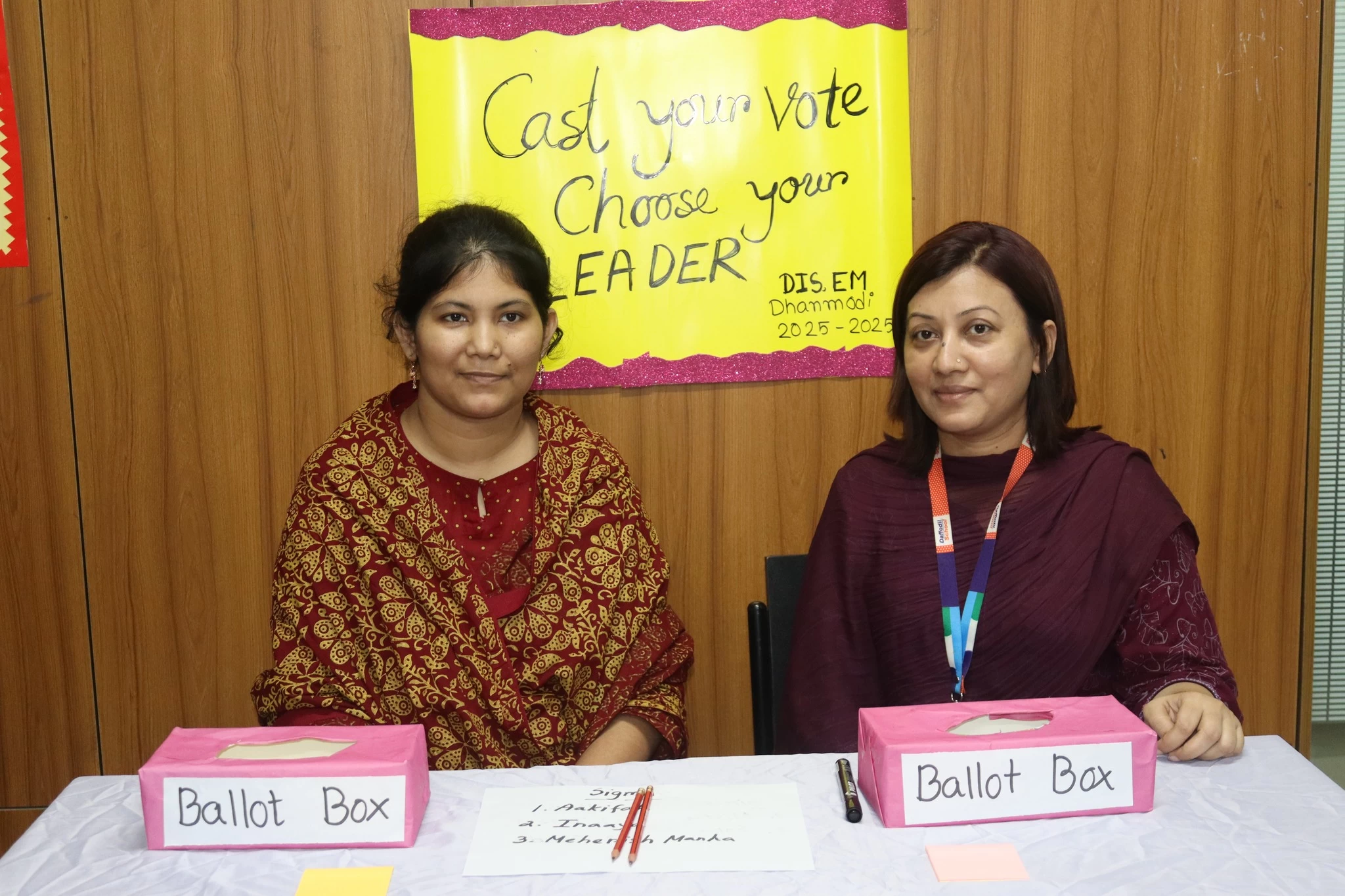 A Lesson in Democracy: 𝐏𝐫𝐞𝐟𝐞𝐜𝐭 𝐄𝐥𝐞𝐜𝐭𝐢𝐨𝐧𝐬 𝐢𝐧 𝐃𝐈𝐒 𝐃𝐡𝐚𝐧𝐦𝐨𝐧𝐝𝐢 branch.